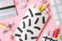 Pattern-on-Pattern DIY Painted Favor Bags for Any Occasion