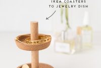 DIY Two-Tier Jewelry Stand from IKEA Under $10