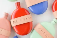 Leather-Wrapped Flask Gift Tutorial for Holiday Entertaining