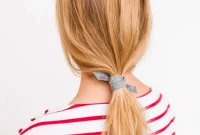 Create a Sleek Ponytail in 3 Minutes Using Felt