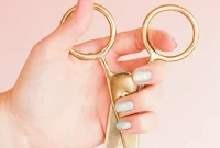Gold Foil Fall Nail Designs: Simple Glam for Autumn