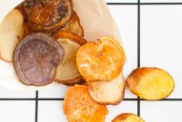 Homemade Crispy Baked Potato Chips Recipe