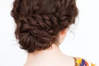 5-Minute Rope Twist Curly Updo Tutorial