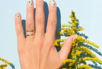 DIY Color-Blocked Polka Dot Nail Art Tutorial