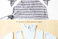 DIY Reusable Grocery Bags from Old T-Shirts in 10 Minutes