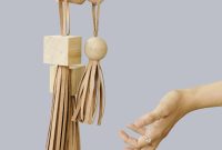 DIY Statement Tassels Using Wood Blocks and Leather — Step-by-Step Guide
