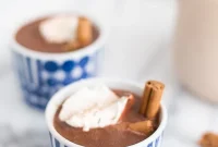 Red Wine Hot Chocolate with Homemade Whipped Cream Recipe