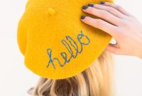 Hello, It’s Me: DIY Embroidered Beret Sewing Tutorial