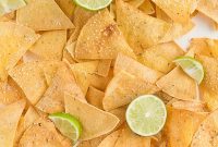 Homemade Lime Tortilla Chips and 3 Salsas for Cinco de Mayo