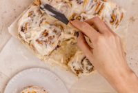Pumpkin Cinnamon Rolls with Cream Cheese Glaze