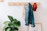 DIY Wooden Peg Rail Organizer: Stylish Wall Storage for Small Spaces