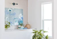 From Farmhouse Drab to Modern Chic: Transforming an Awkward Landing for Under $450