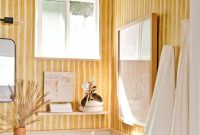 Yellow Bathroom Reveal: Stylish Renter-Friendly Makeover