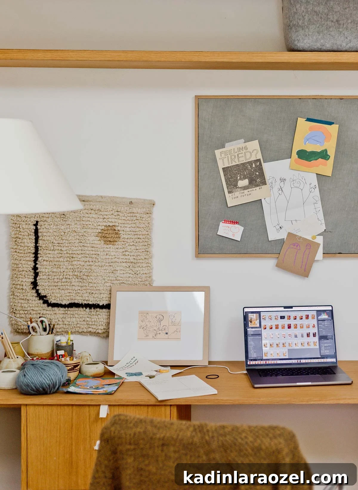 Guest Bedroom Closet Desk Makeover: DIY Small-Space Workstation 8 building a wood desk in a closet, modern minimal style