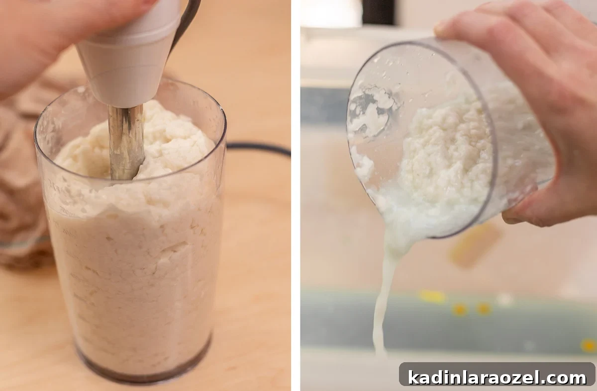 blending paper to make a paper pulp for paper making