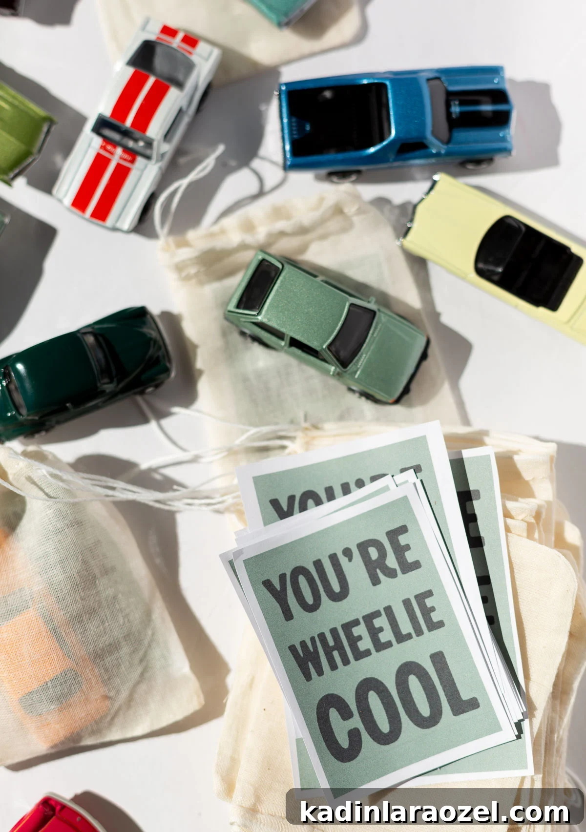 DIY Car-Themed Valentine Crafts for Kids: Vroom Vroom Ideas 5 you're wheelie cool messages for valentines with toy cars