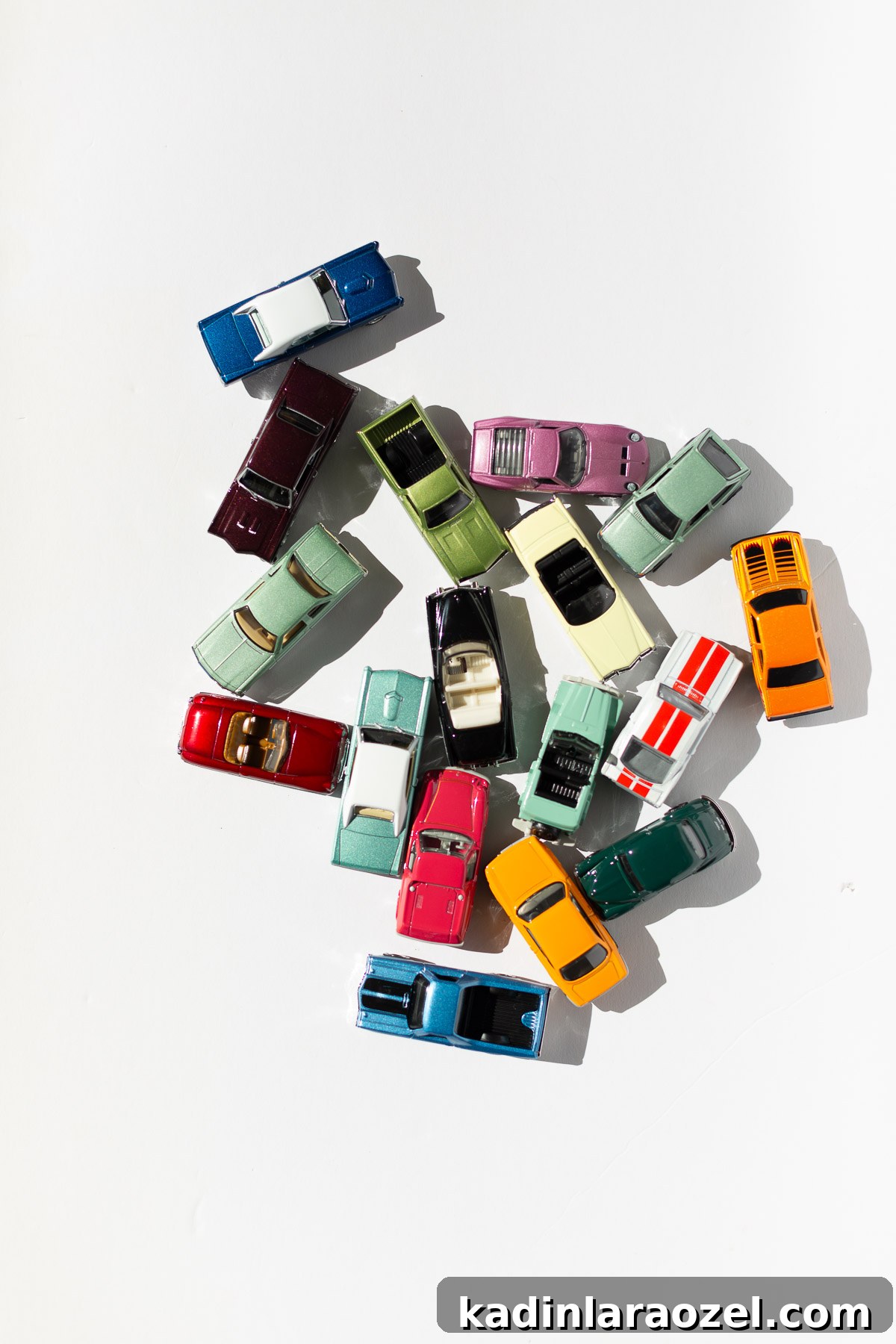 DIY Car-Themed Valentine Crafts for Kids: Vroom Vroom Ideas 7 small toy cars in various colors