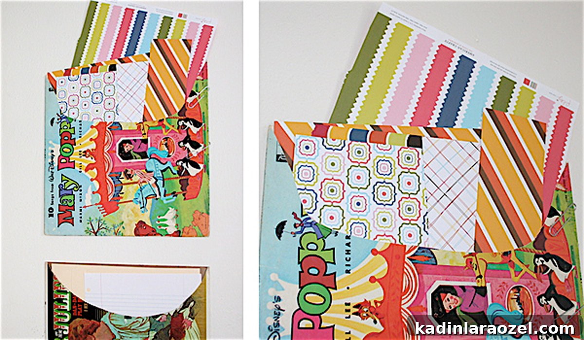 DIY Vinyl Album Cover Wall Organizer in 5 Minutes 3 img 1058 2