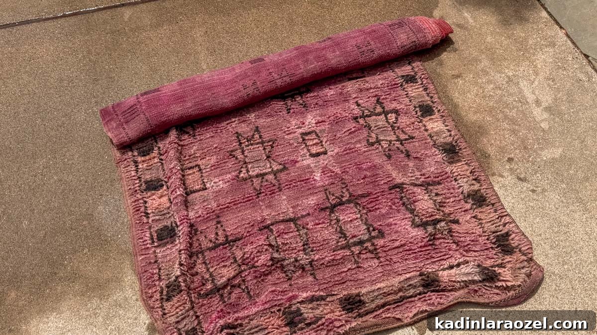 I Pressure Washed a Vintage Moroccan Rug — What Happened Next 5 img 106213 4