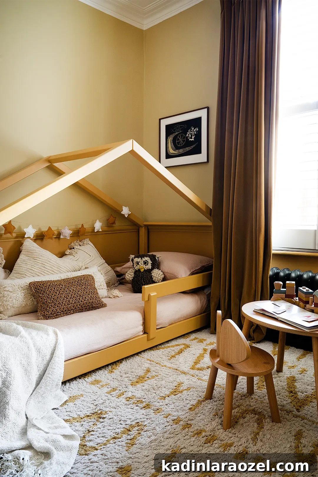 Butter Yellow Interiors: Stylish Ways to Use This Season’s Color 9 butter yellow walls in a kid's room