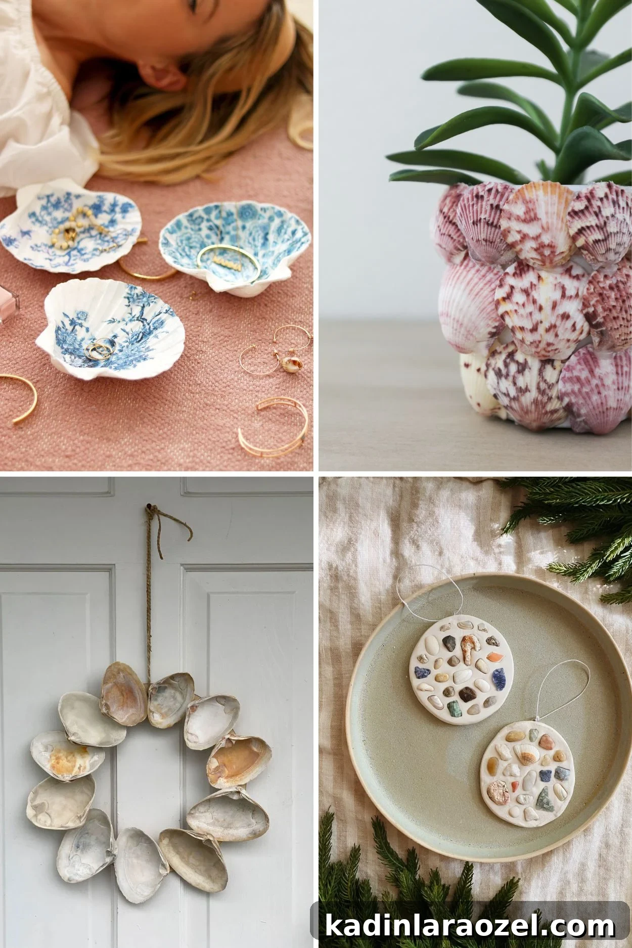 four seashell crafts for the home (decor diy)