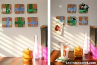 Dual-Purpose Cork Wall Organizer That Converts into Coasters