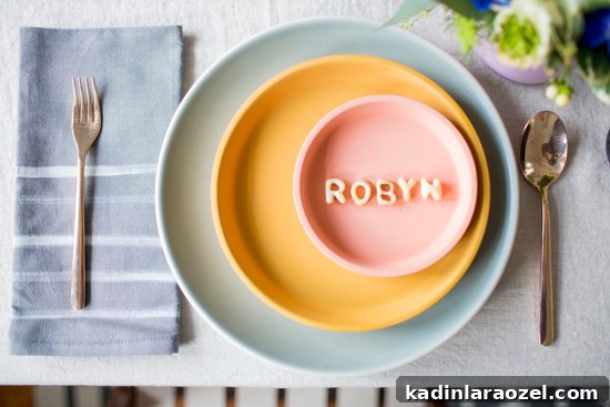 Edible Place Cards Made of Pie Crust