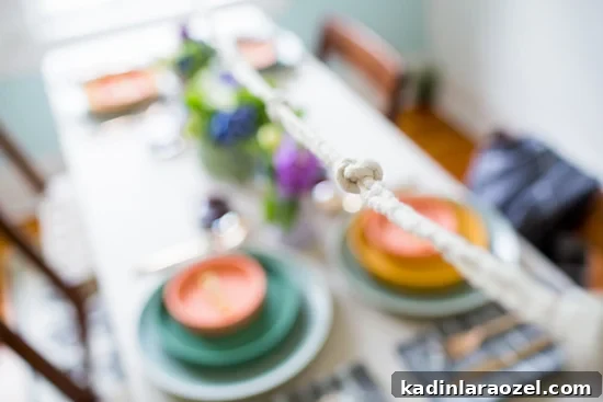 DIY Knotted Rope Garland
