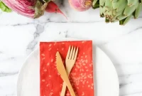 DIY Inkodye Napkins for Stylish Fall Entertaining