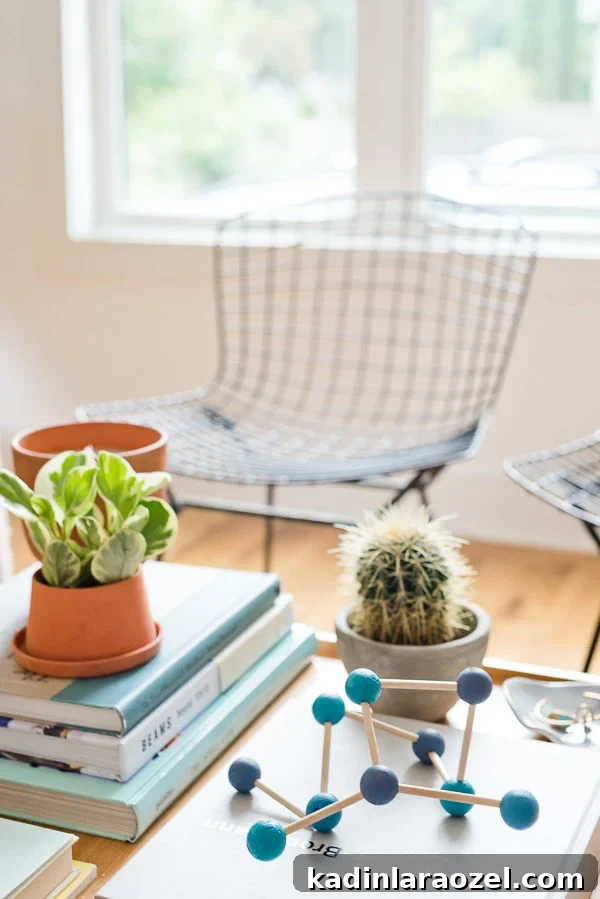 Build an Eames-Inspired Molecule Sculpture for Your Bookcase or Table 3 An Eames-inspired home decor project for coffee table and bookcase styling. #interiors #coffeetablestyling #coffeetableinspiration #diydecor #diyhomedecor