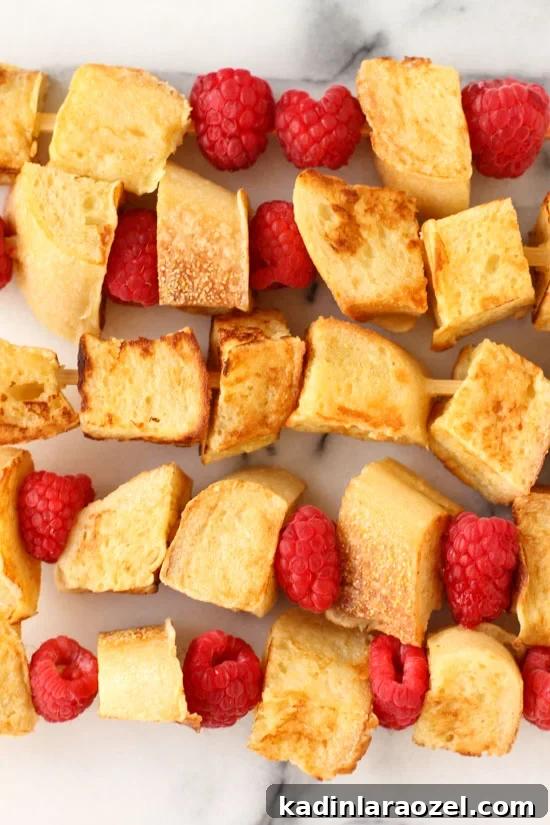 French Toast Kabobs: Sweet Breakfast Skewers with Fruit 5 Homemade french toast kabobs recipe
