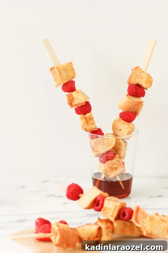 French Toast Kabobs: Sweet Breakfast Skewers with Fruit 6 French toast kabobs recipe
