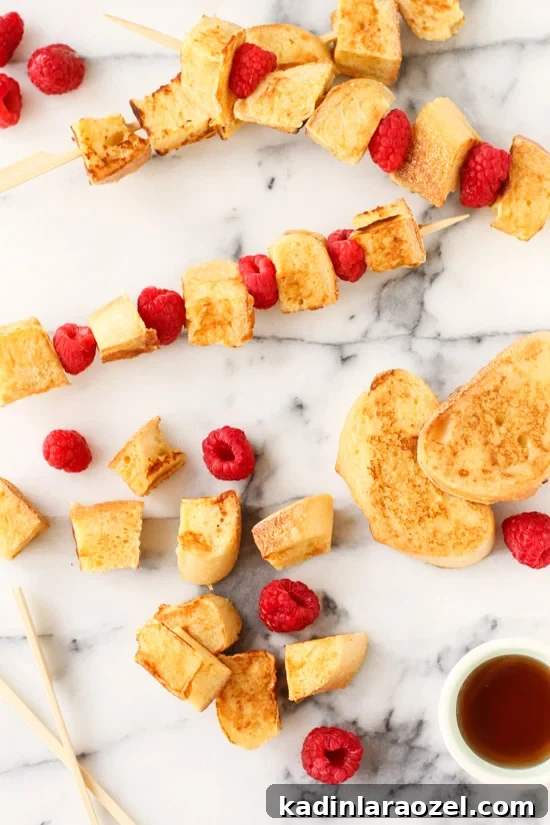 French Toast Kabobs: Sweet Breakfast Skewers with Fruit 7 French toast kabobs