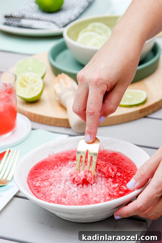 Bonita Granita: A Two Ingredient Recipe for Cherry Limeade Granita