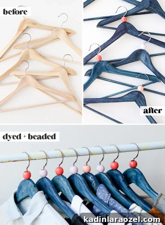 How To Dye Wooden Clothing Hangers