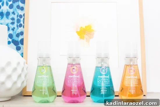 Guest Bathroom Makeover: How I Transformed It for $250 or Less 3 Colorful modern bathroom makeover