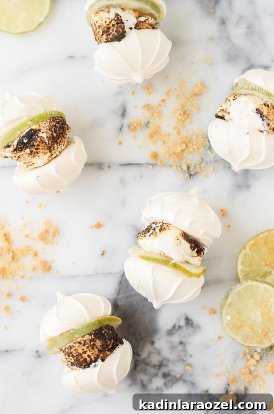 7 Creative DIY S'mores Upgrades to Try Now (Part 2) 3 Key lime meringue s'mores