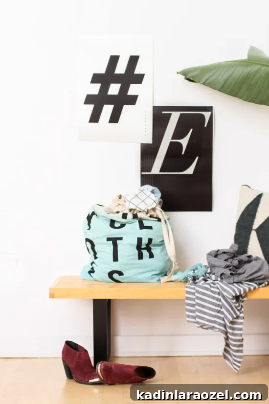 Dip-Dye a Laundry Bag Fast: Simple Step-by-Step Guide 5 DIY Dip Dyed Laundry Bag