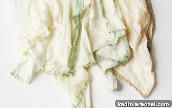 Bleached Linen Napkins DIY