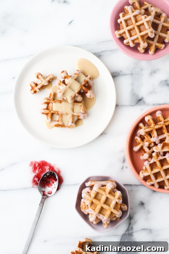 pb&j waffles
