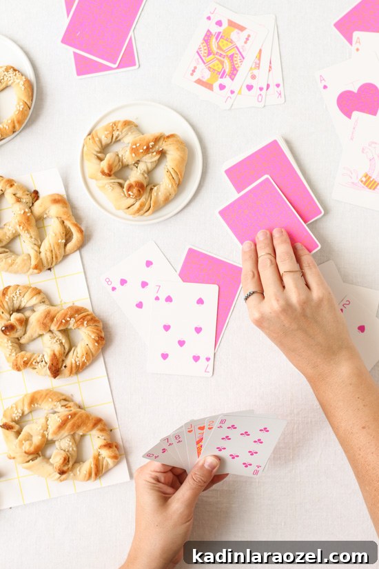 Game Night Snack: Homemade Ranch Pretzels with Sriracha Marinara 7 Recipe for (easy) homemade ranch pretzels + sriracha marinara (so good!) and a colorful game night with friends.