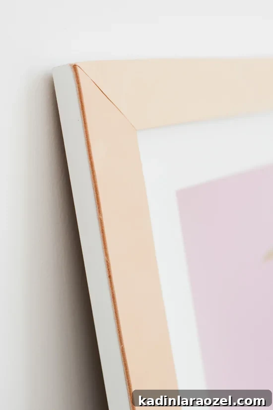 DIY // Leather Picture Frames for Artwork