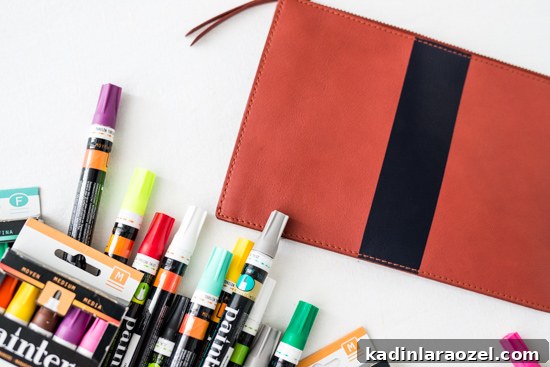Add Instant Personality to a Plain Clutch in 5 Minutes 4 How to hand letter a clutch in 5 minutes