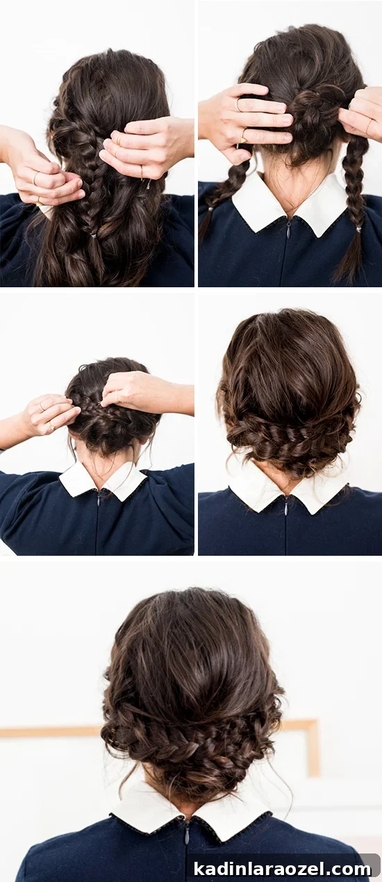 Quick Reverse Crown Braid Tutorial: Stylish Look in 15 Minutes 7 Step by step instructions for creating a crown braid (hair tutorial)