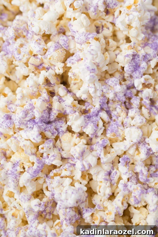 7 Delicious Popcorn Toppings to Sweeten Your Snack Time 3 White Chocolate Popcorn with Sprinkles