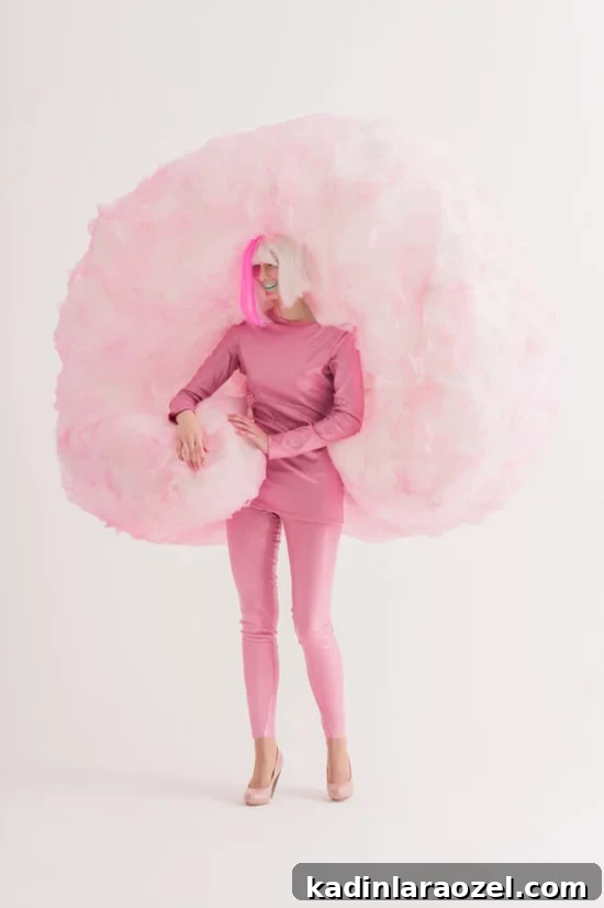 24 Awesome DIY Halloween Costumes to Try This Year // DIY Cotton Candy Costume