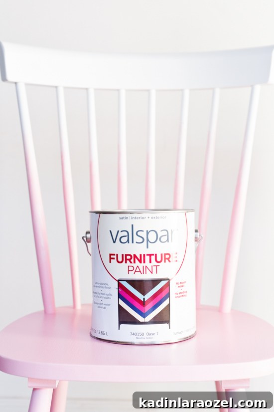 How to Makeover a Thrift Store Find in Under an Hour with Valspar Furniture Paint