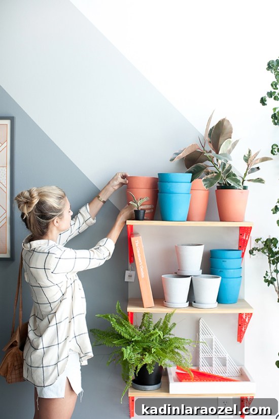 8 Stunning Painted Interior Ideas That Will Take Your Breath Away 7 Geo painted stripes