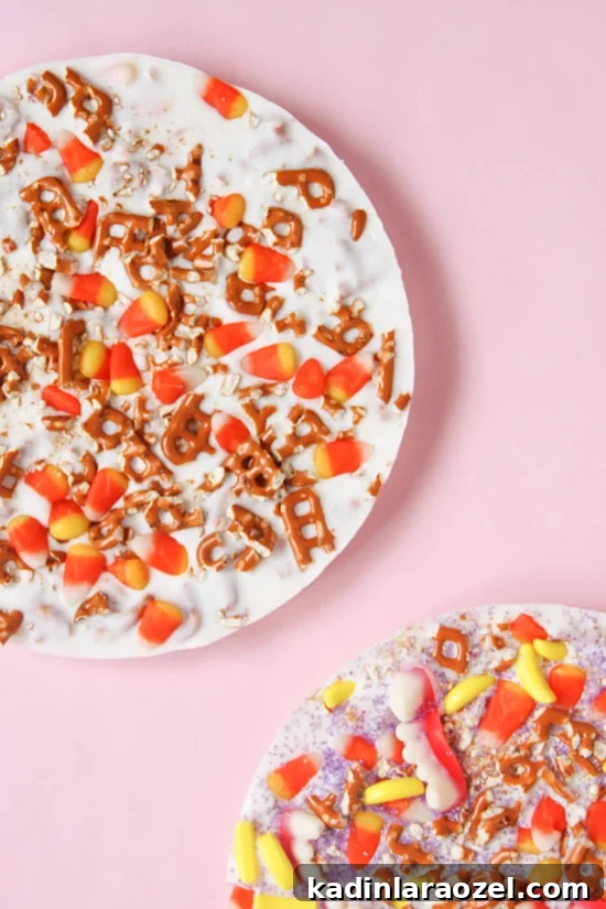 Halloween Candy Bark Recipe (Two Ways)