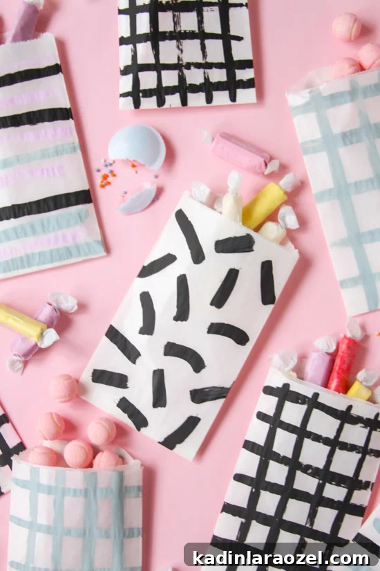 DIY Painted Favor Bags for Every Occasion